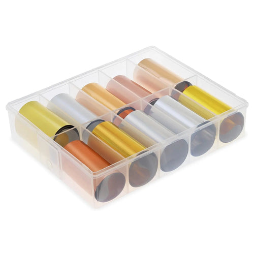NFS-003 Silber, Kupfer, Gold & Roségold - Transferfolien-Set