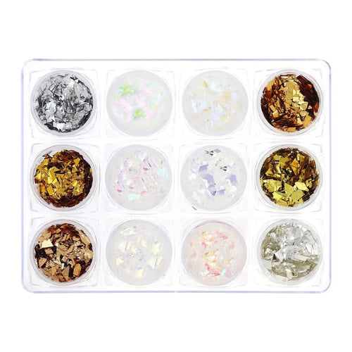 Glitzer-Set - NGS-012 - Irisierend & Metallisch Mylar