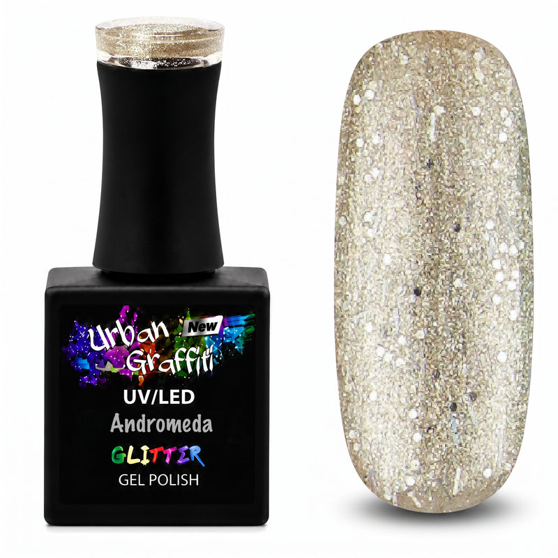 Andromeda - UGGP-A0919 Urban Graffiti Gold Schimmer Gel Nagellack 15ml