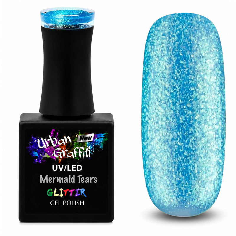 Mermaid Tears - UGGP-A0921 Vernis Gel Pailleté Aqua Graffiti Urbain 15ml