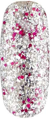 Dance Floor - UGGP-A0909 Pinker und silberner Glitzer-Gel-Nagellack Urban Graffiti 15 ml