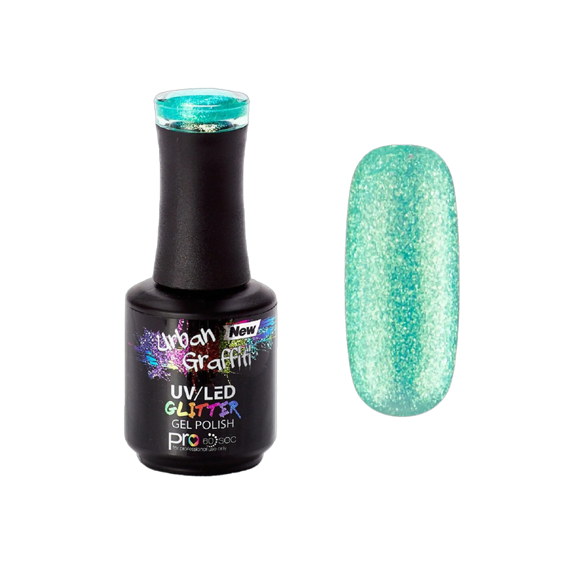 Mermaid Scales - UGGP-A0920 Urban Graffiti - Ozean-Grün Gel-Nagellack 15ml
